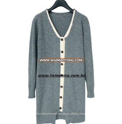 WOMEN KNITWEAR: LADIES NEW ELEGANT LONG CARDIGAN PULLOVER SWEATER