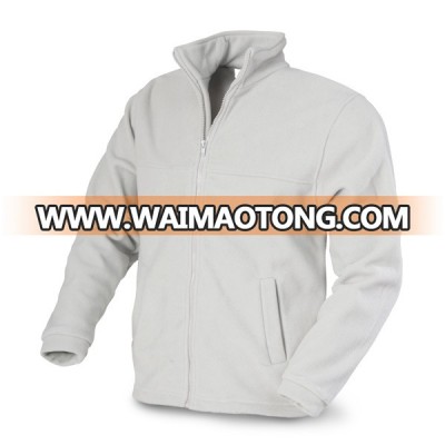 FLEECE JACKET:- HIGH COLLAR ZIP-UP MEN'S FLEECE JACKET