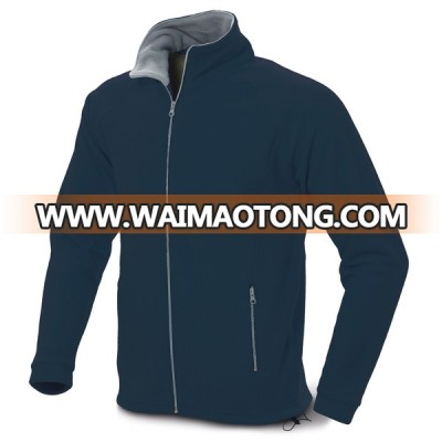 FLEECE JACKET:- LADIES HIGH COLLAR ZIP UP CVC FLEECE JACKET